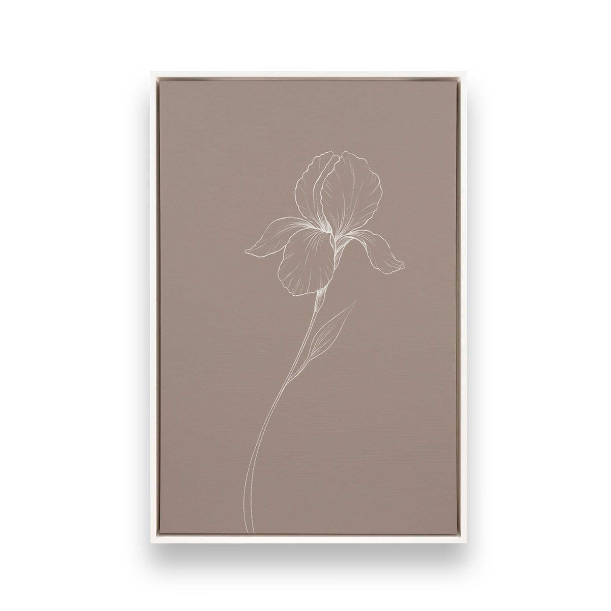 [Color:Opaque White], Picture of art in a White frame