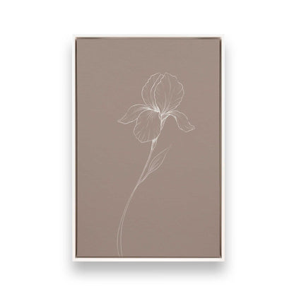 [Color:Opaque White], Picture of art in a White frame