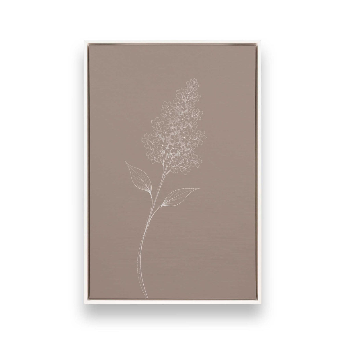 [Color:Opaque White], Picture of art in a White frame
