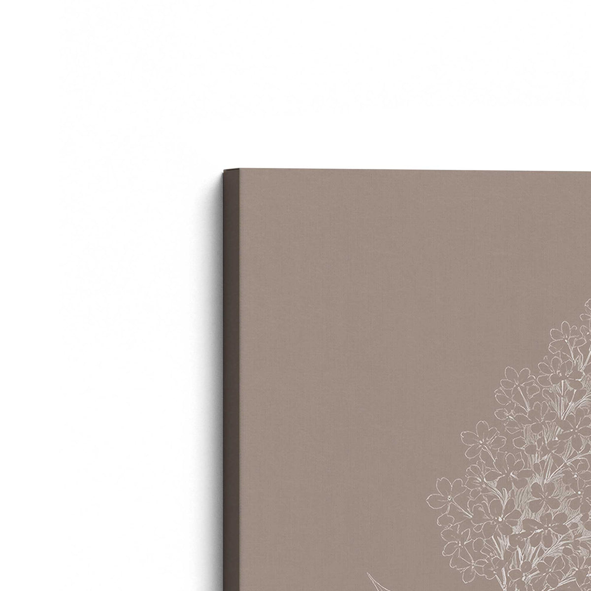 [Color:Stretched Canvas], Picture of the corner of the art
