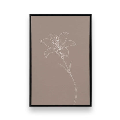 [Color:Satin Black], Picture of art in a Satin Black frame