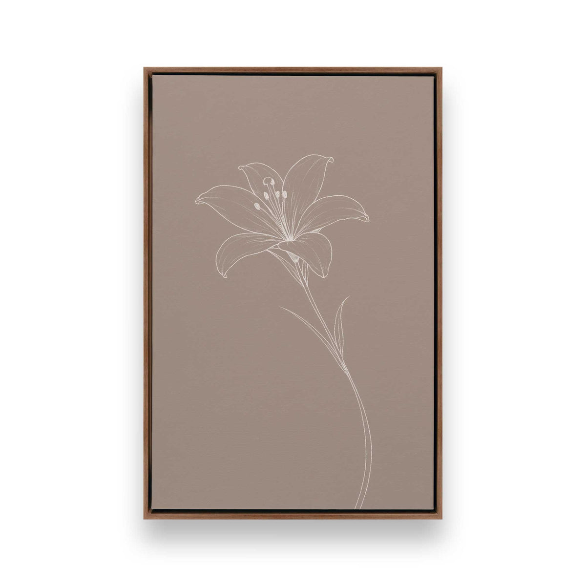 [Color:Walnut], Picture of art in a Walnut frame