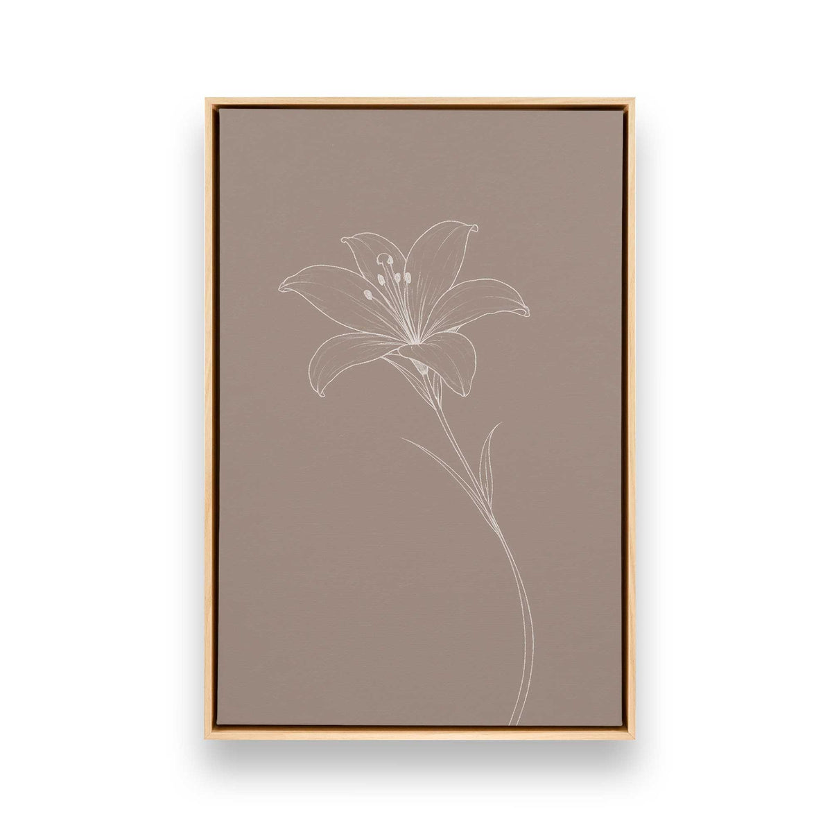 [Color:American Maple], Picture of art in a American Maple frame