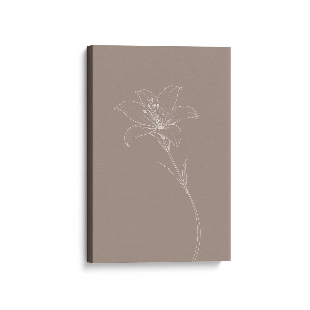 [Color:Stretched Canvas], Picture of art at an angle