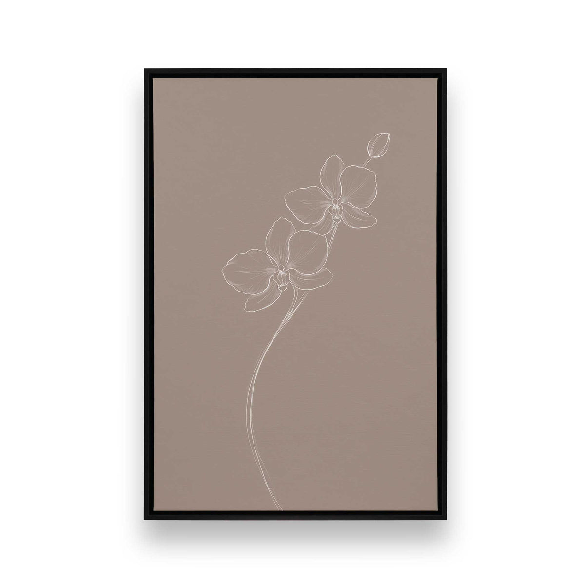 [Color:Satin Black], Picture of art in a Satin Black frame