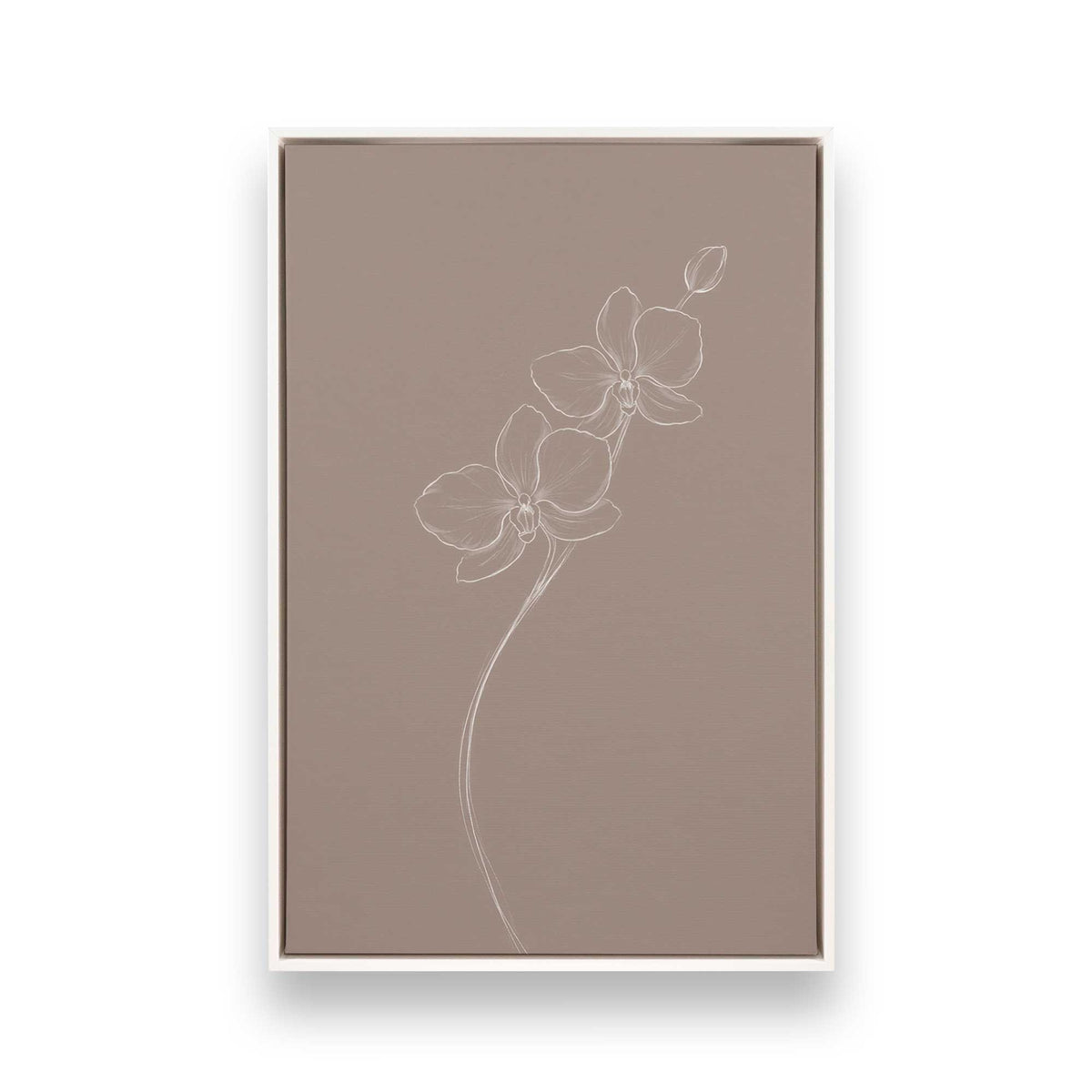 [Color:Opaque White], Picture of art in a White frame