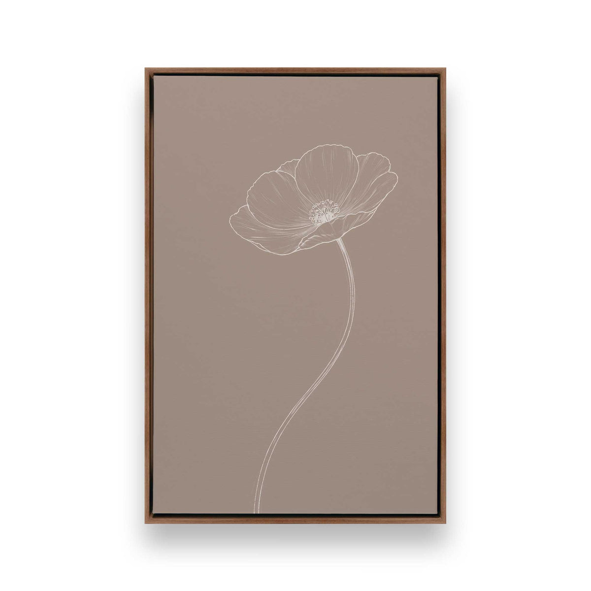[Color:Walnut], Picture of art in a Walnut frame