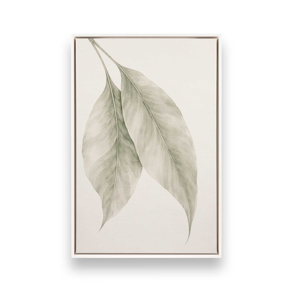 [Color:Opaque White], Picture of art in a White frame