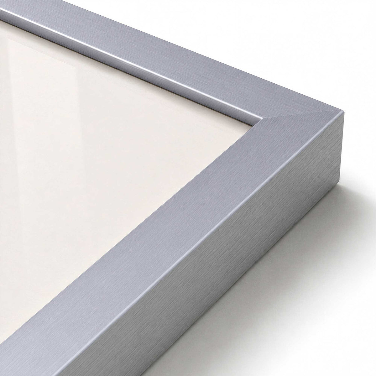 [Color:Polished Chrome], Picture of art in a Polished Chrome frame at an angle