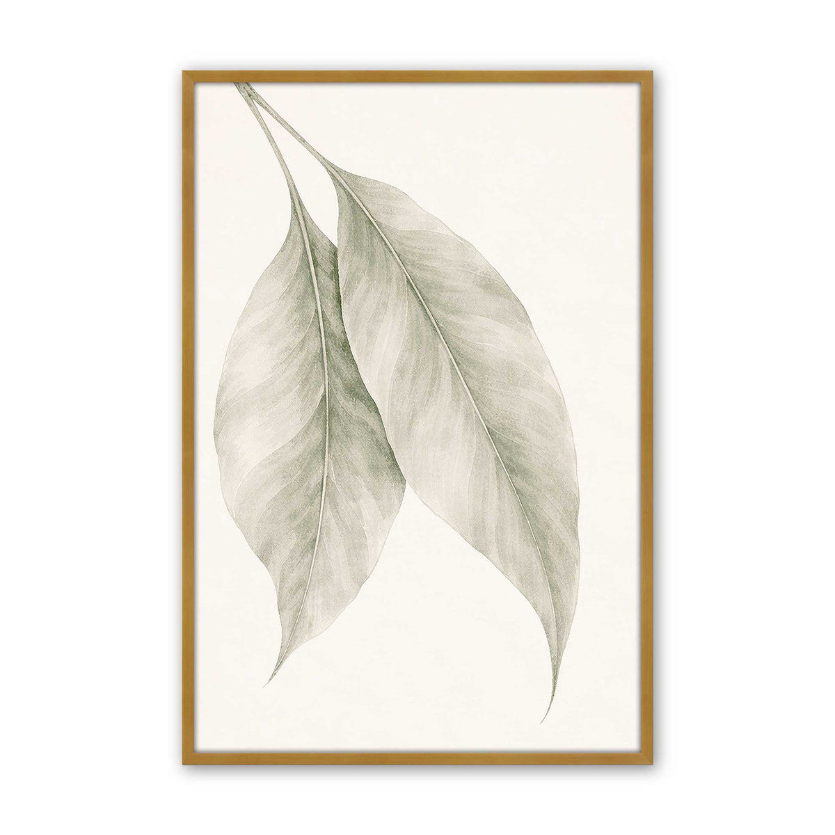 [Color:Polished Gold], Picture of art in a Polished Chrome frame