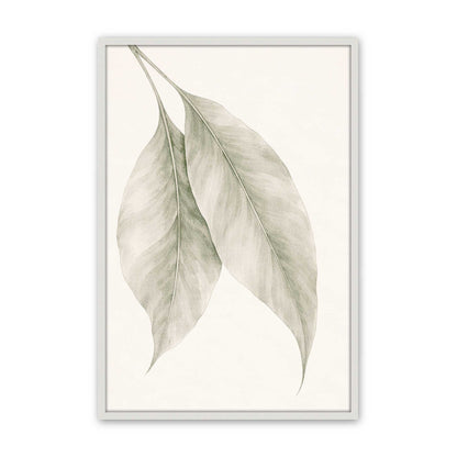 [Color:Opaque White], Picture of art in a Polished Chrome frame