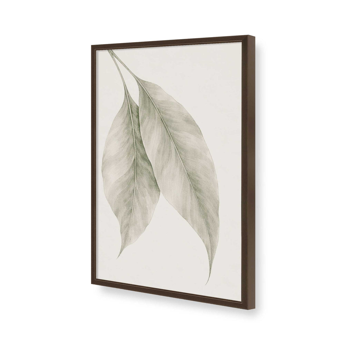 [Color:Belvinder Brown], Picture of art in a Polished Chrome frame of the corner