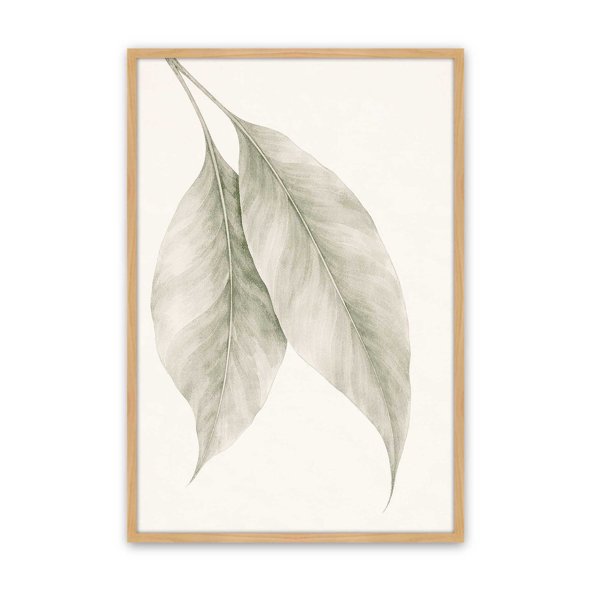 [Color:American Maple], Picture of art in a Polished Chrome frame