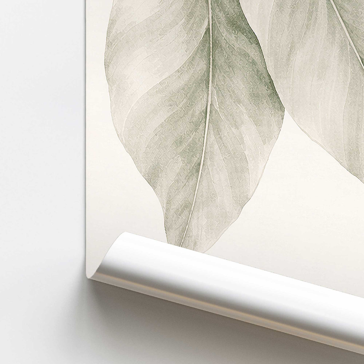Two Leaves Resting Print