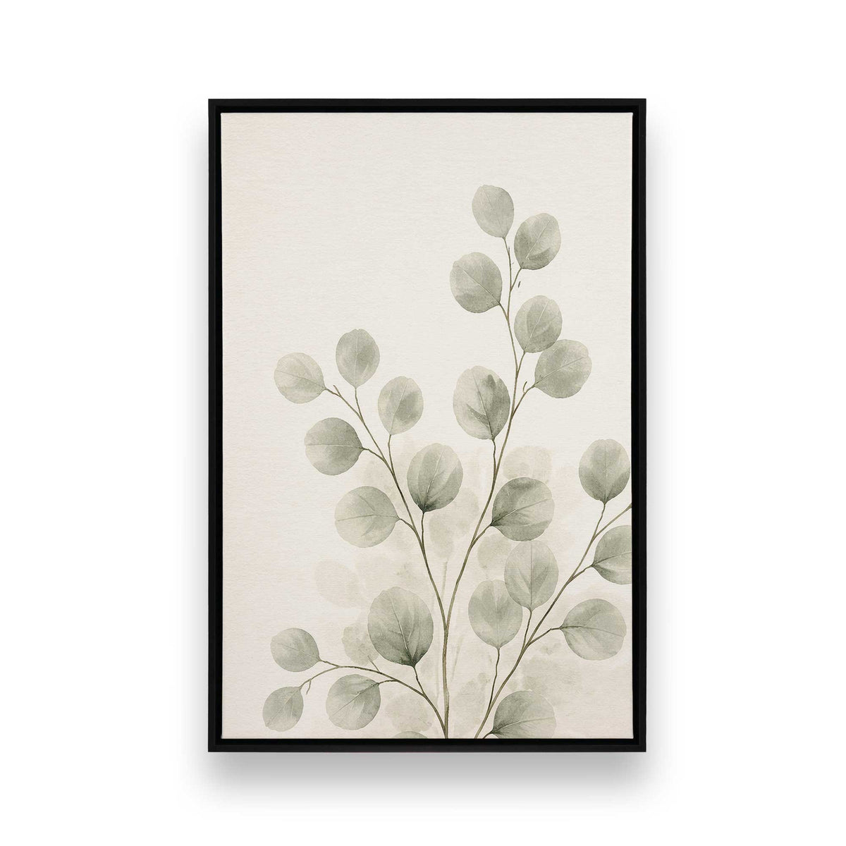 [Color:Satin Black], Picture of art in a Satin Black frame