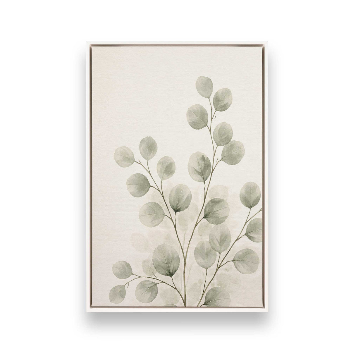 [Color:Opaque White], Picture of art in a White frame