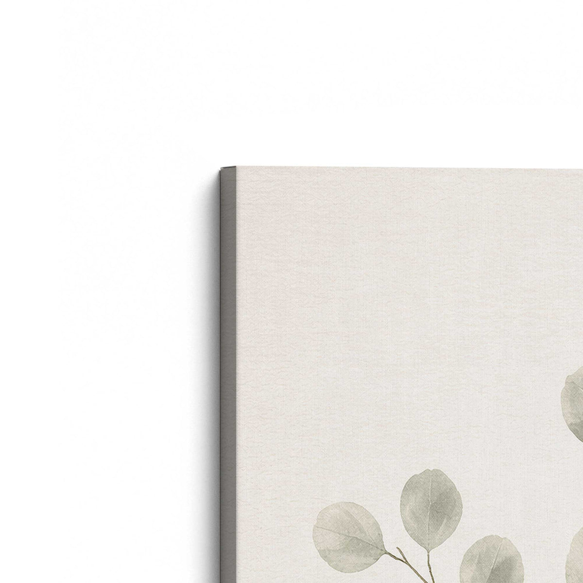 [Color:Stretched Canvas], Picture of the corner of the art