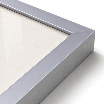 [Color:Polished Chrome], Picture of art in a Polished Chrome frame at an angle