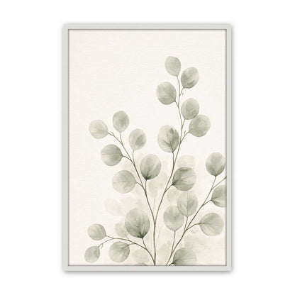 [Color:Opaque White], Picture of art in a Polished Chrome frame