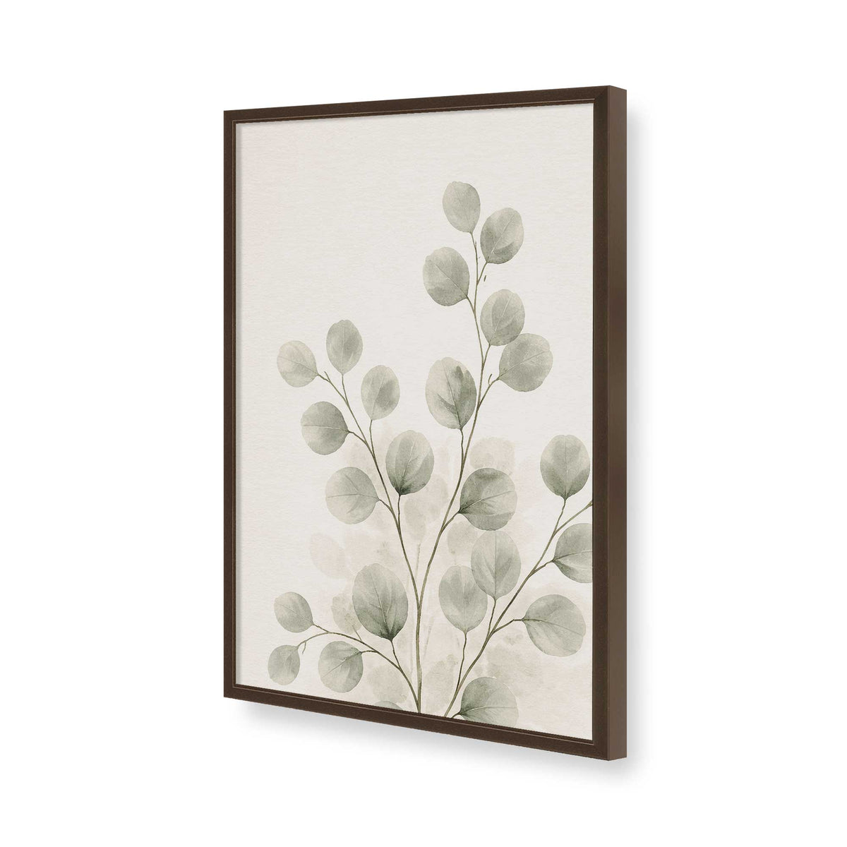[Color:Belvinder Brown], Picture of art in a Polished Chrome frame of the corner