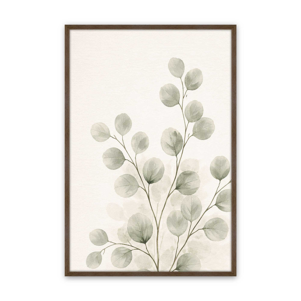[Color:Walnut], Picture of art in a Polished Chrome frame