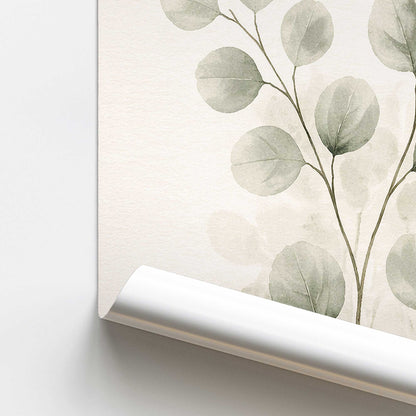 Silver Leaf Rise Print