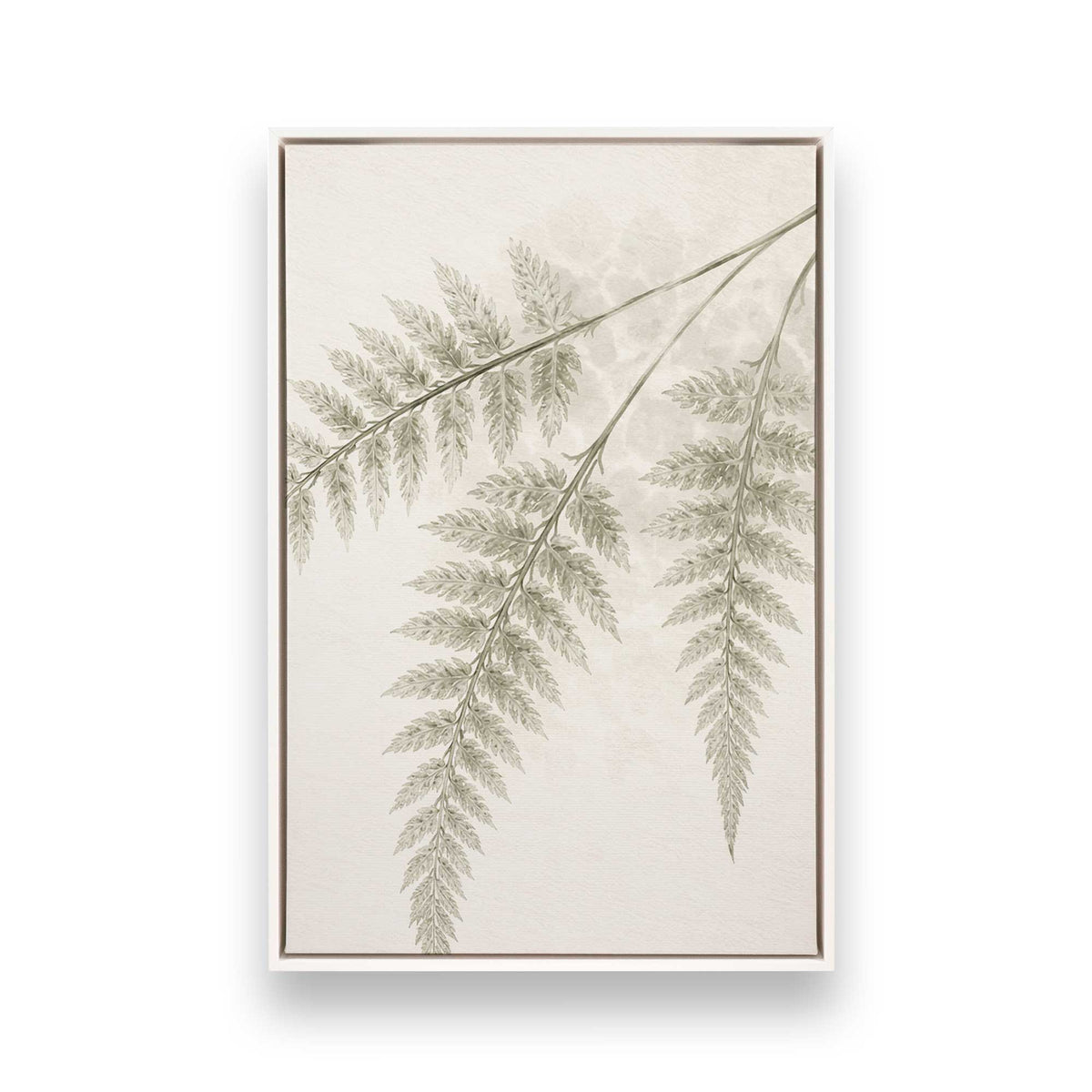 [Color:Opaque White], Picture of art in a White frame