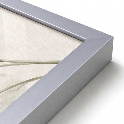 [Color:Polished Chrome], Picture of art in a Polished Chrome frame at an angle