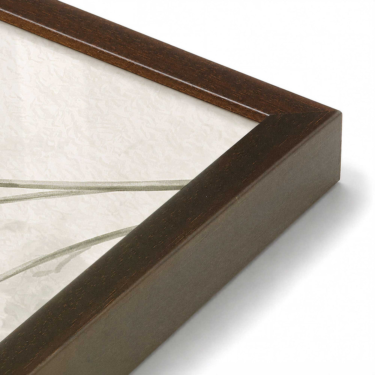 [Color:Belvinder Brown], Picture of art in a Polished Chrome frame at an angle