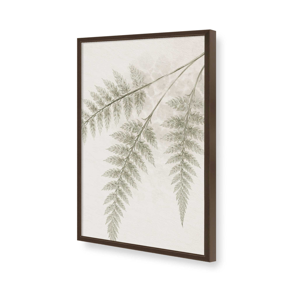 [Color:Belvinder Brown], Picture of art in a Polished Chrome frame of the corner