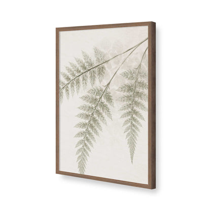 [Color:Walnut], Picture of art in a Polished Chrome frame of the corner