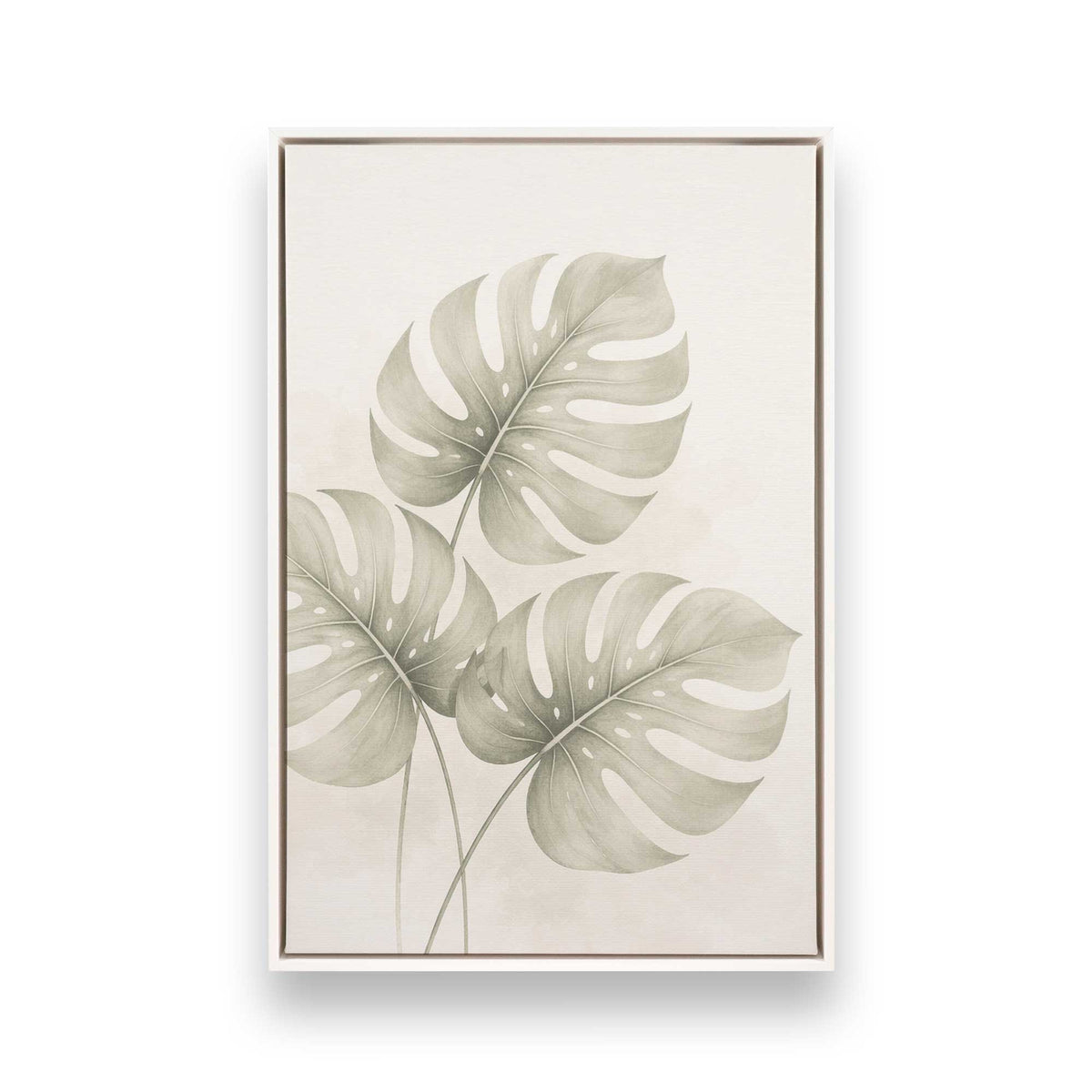 [Color:Opaque White], Picture of art in a White frame