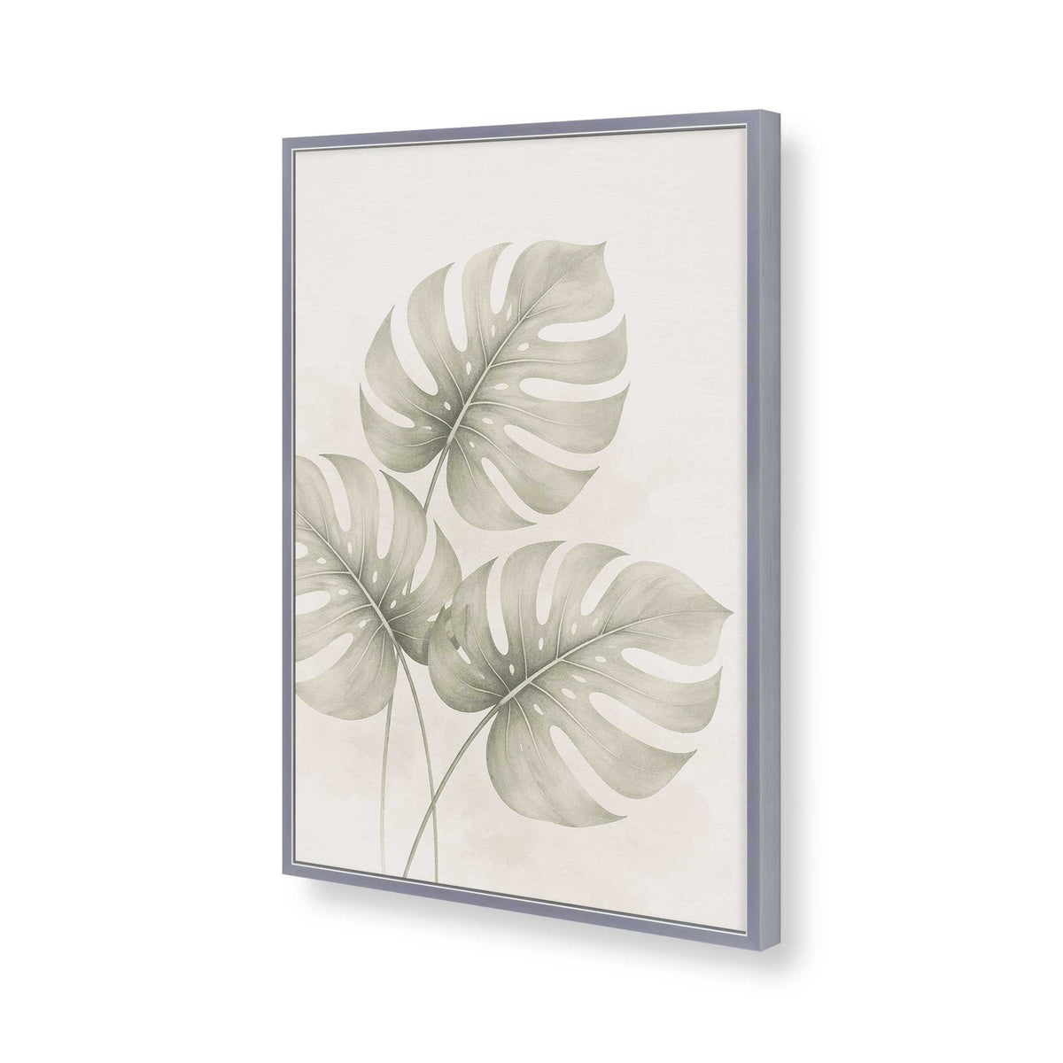 [Color:Polished Chrome], Picture of art in a Polished Chrome frame of the corner