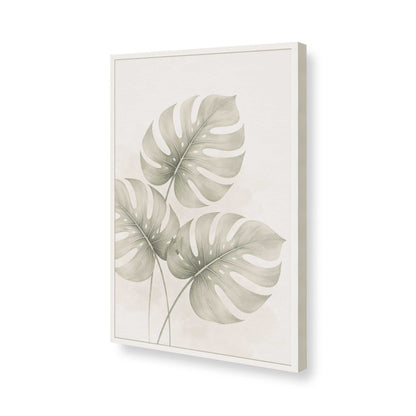 [Color:Opaque White], Picture of art in a Polished Chrome frame of the corner
