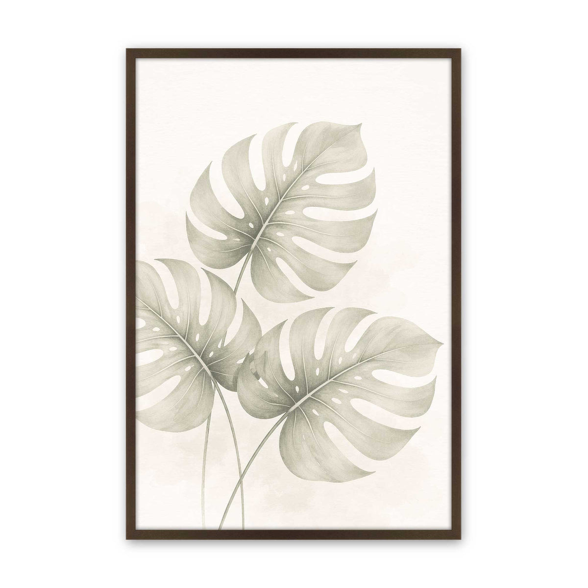 [Color:Belvinder Brown], Picture of art in a Polished Chrome frame