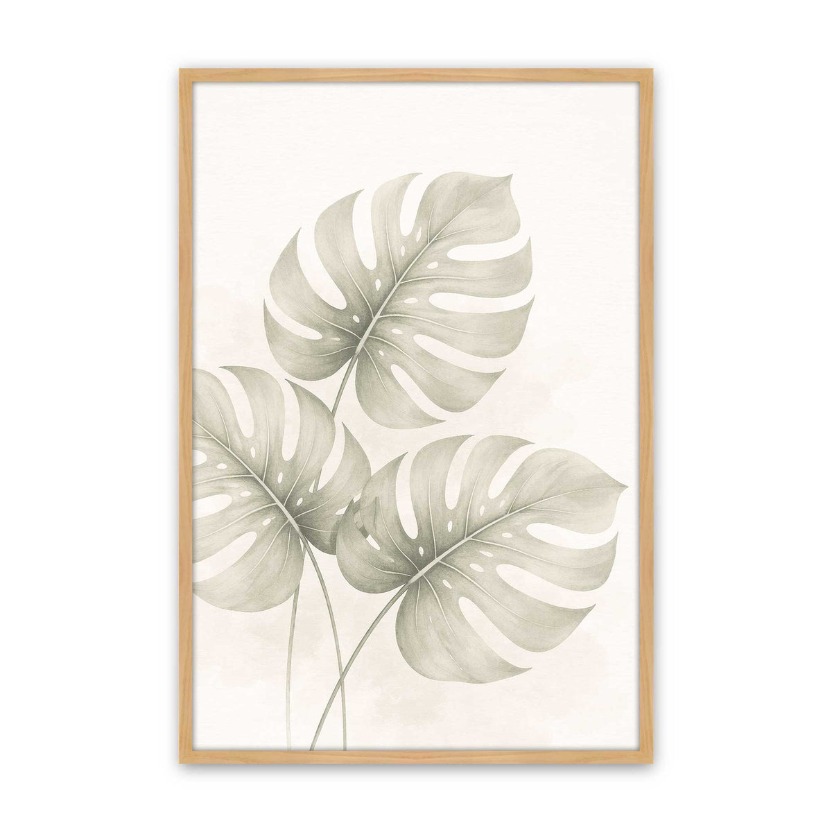[Color:American Maple], Picture of art in a Polished Chrome frame
