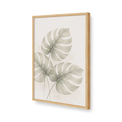 [Color:American Maple], Picture of art in a Polished Chrome frame of the corner