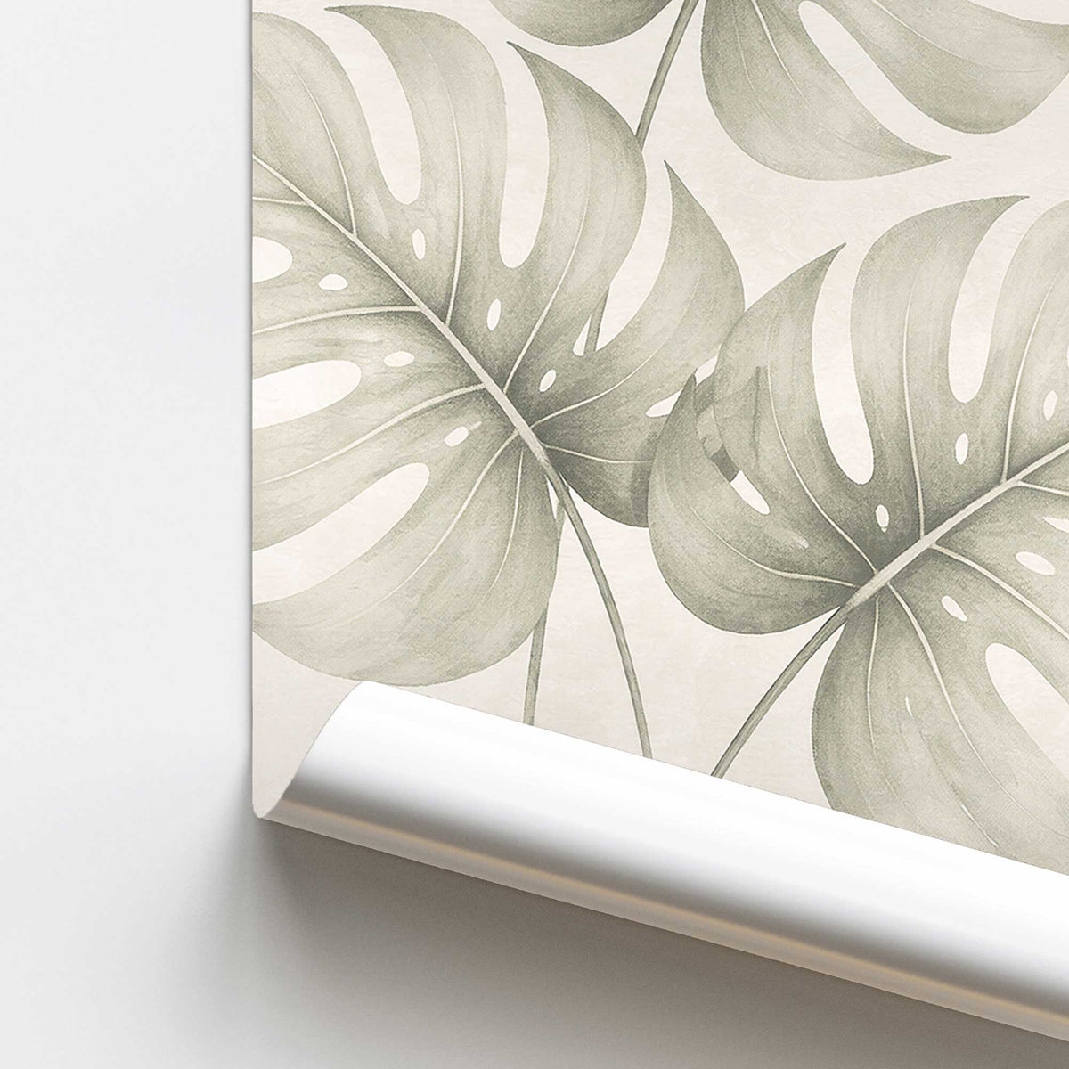 Monstera in Mist Print