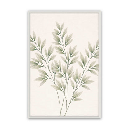 [Color:Opaque White], Picture of art in a Polished Chrome frame