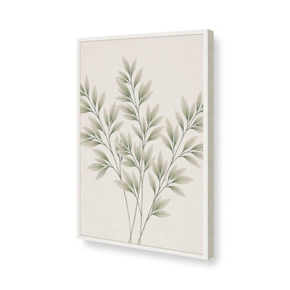 [Color:Opaque White], Picture of art in a Polished Chrome frame of the corner
