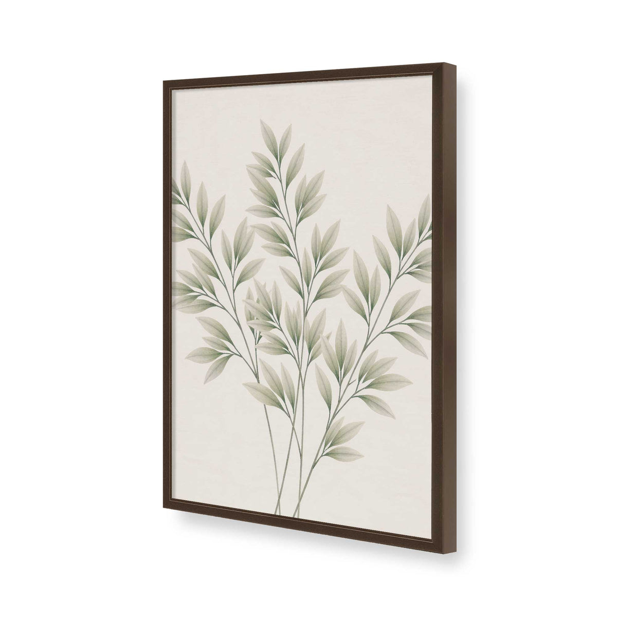 [Color:Belvinder Brown], Picture of art in a Polished Chrome frame of the corner
