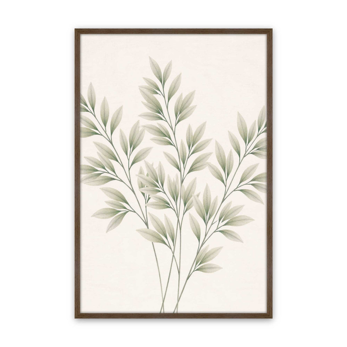 [Color:Walnut], Picture of art in a Polished Chrome frame