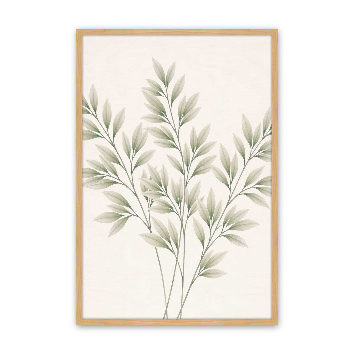 [Color:American Maple], Picture of art in a Polished Chrome frame