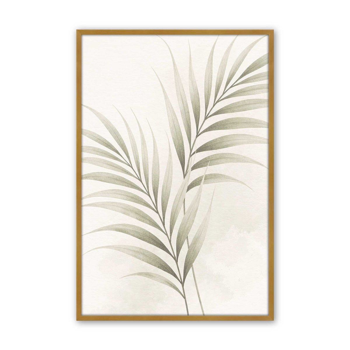 [Color:Polished Gold], Picture of art in a Polished Chrome frame