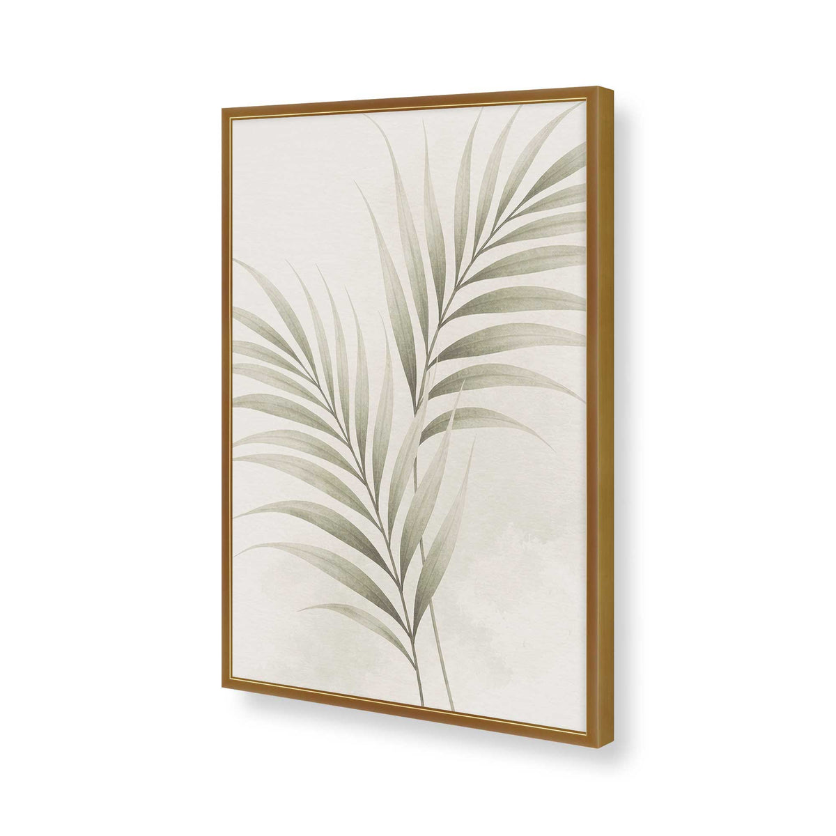 [Color:Polished Gold], Picture of art in a Polished Chrome frame of the corner