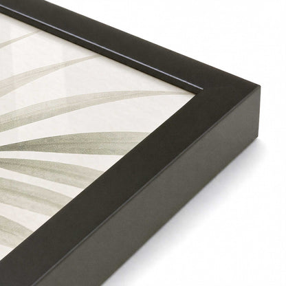[Color:Satin Black], Picture of art in a Polished Chrome frame at an angle