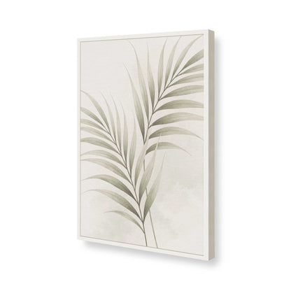 [Color:Opaque White], Picture of art in a Polished Chrome frame of the corner