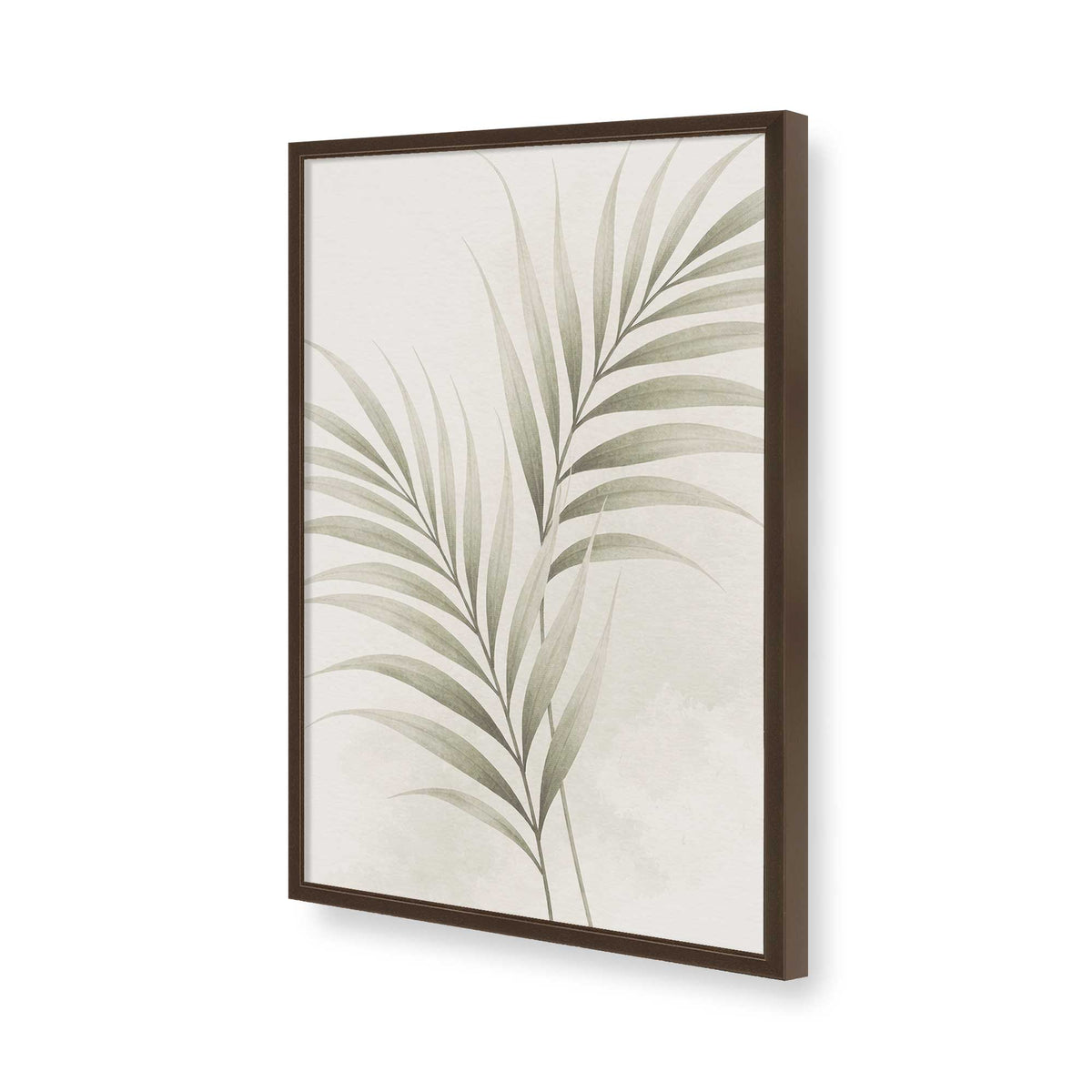 [Color:Belvinder Brown], Picture of art in a Polished Chrome frame of the corner