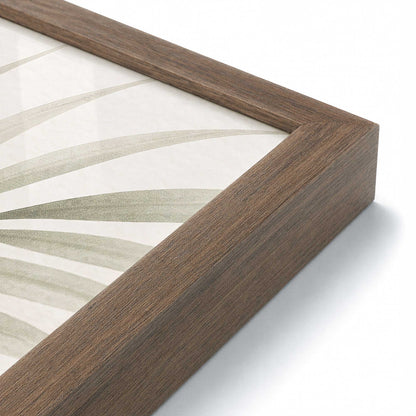 [Color:Walnut], Picture of art in a Polished Chrome frame at an angle