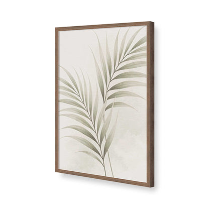 [Color:Walnut], Picture of art in a Polished Chrome frame of the corner